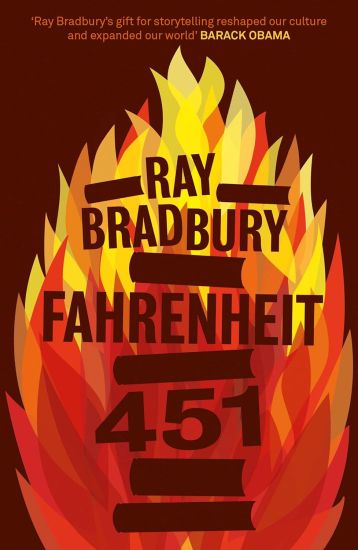 Fahrenheit 451 – Ray Bradbury, kirjan kansikuva
