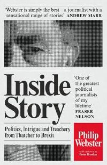 Inside Story – Philip Webster, kirjan kansikuva