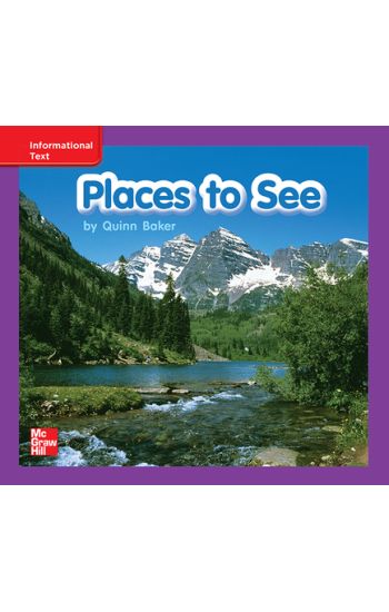 Reading Wonders Leveled Reader Places to See: Ell Unit 8 Week 2 Grade K