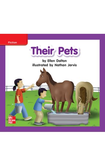 Reading Wonders Leveled Reader Their Pets: Ell Unit 7 Week 2 Grade K