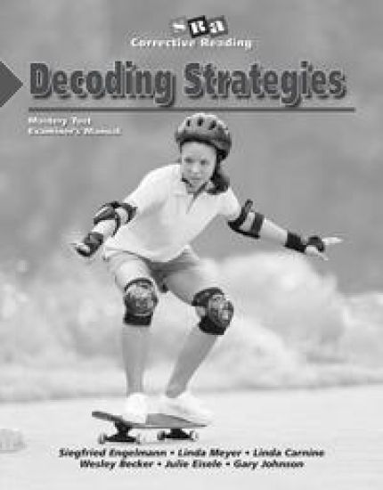 Corrective Reading Decoding Level B1, Mastery Test Package