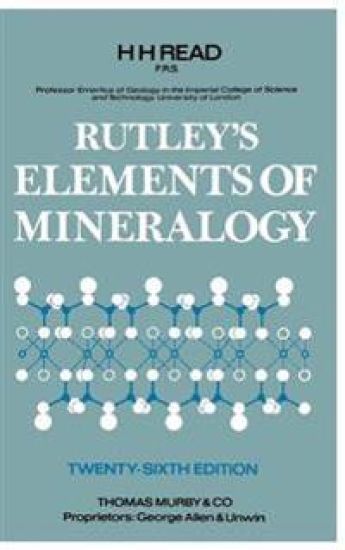 Rutley’s Elements of Mineralogy