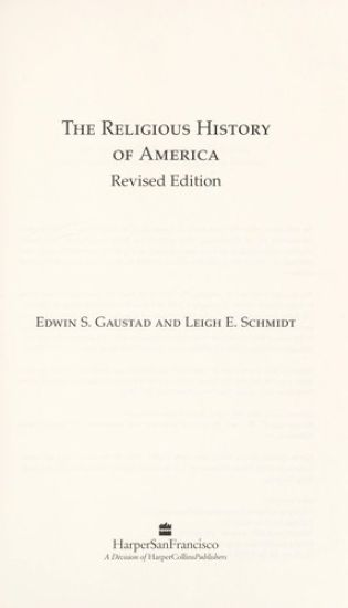 The Religious History Of America