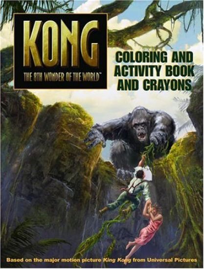 King Kong Coloring and Activity Book and Crayons
