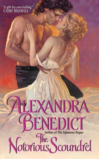 The Notorious Scoundrel – Alexandra Benedict, kirjan kansikuva
