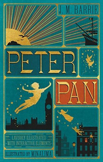 Peter Pan (MinaLima Edition) (lllustrated with Interactive Elements) – J. M Barrie, kirjan kansikuva
