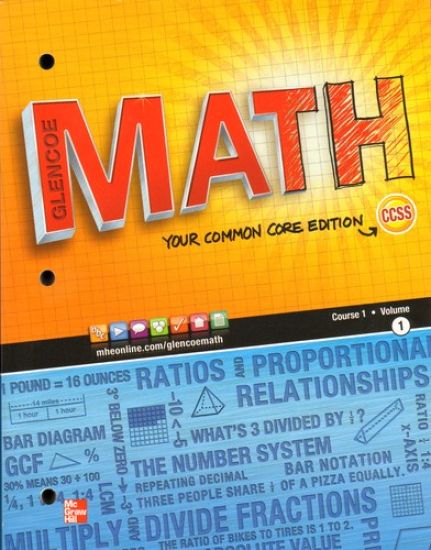 Glencoe Math, Course 1, Student Edition, Volume 1
