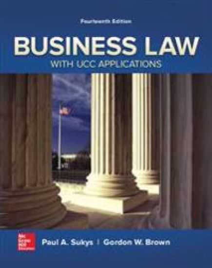 Business Law with UCC Applications