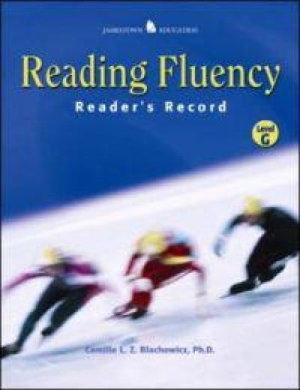 Reading Fluency, Reader's Record, Level J