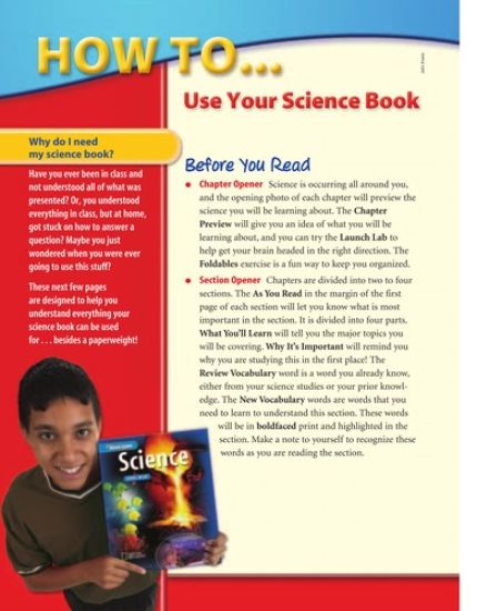 Glencoe Iscience, Level Blue, Grade 8, Laboratory Activities, Student Edition