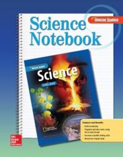 Glencoe iScience, Level Blue, Grade 8, Science Notebook, Student Edition