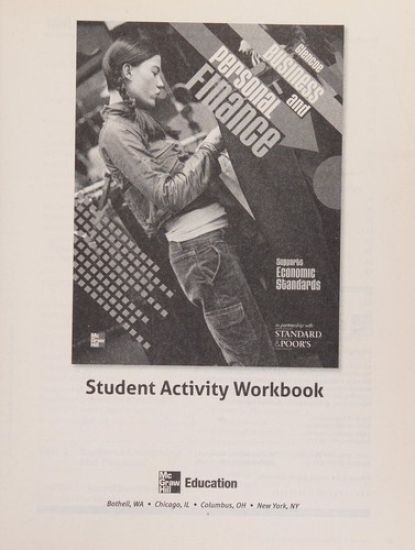 Business and Personal Finance, Student Activity Workbook