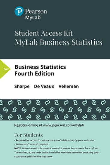 MyLab Statistics with Pearson eText Access Code (24 Months) for Business Statistics