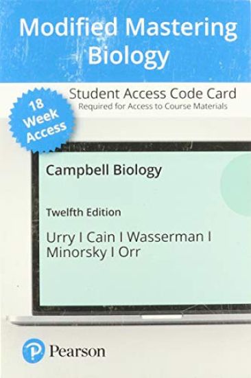Modified Mastering Biology with Pearson Etext -- Access Card -- For Campbell Biology (18-Weeks)