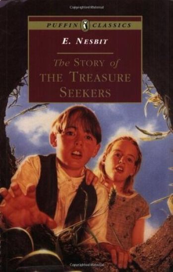 The Story of the Treasure Seekers – Edith Nesbit, kirjan kansikuva