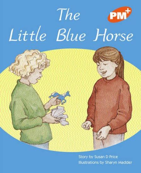 The Little Blue Horse – Susan Price, kirjan kansikuva