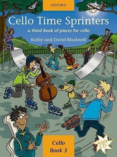 Cello Time Sprinters – Kathy Blackwell, kirjan kansikuva