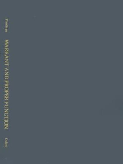 Warrant and Proper Function