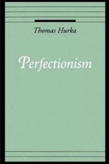 Perfectionism – Thomas Hurka, kirjan kansikuva