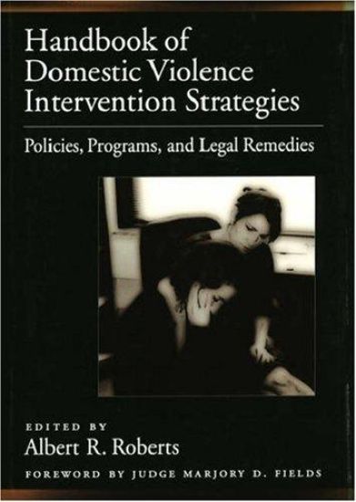 Handbook of Domestic Violence Intervention Strategies