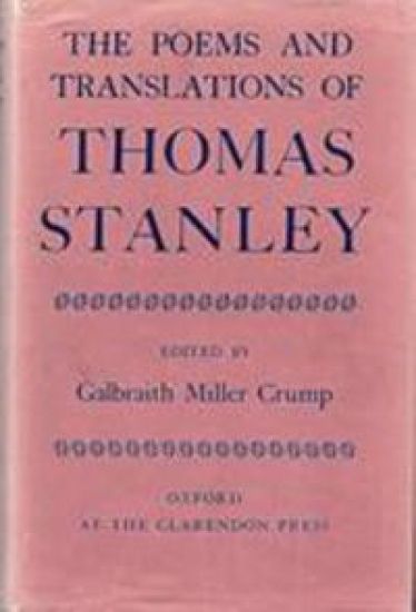 The Poems and Translations of Thomas Stanley
