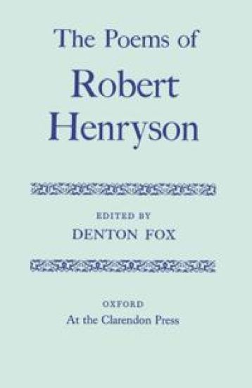 The Poems – Robert Henryson, kirjan kansikuva