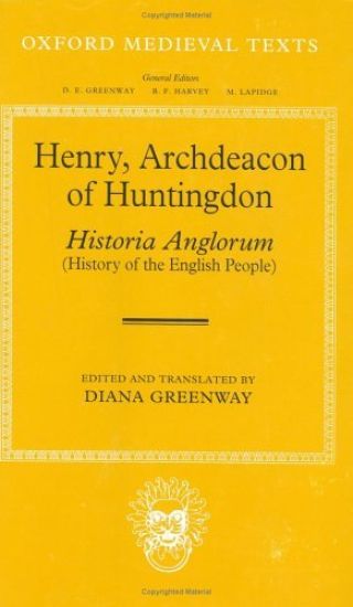 Henry, Archdeacon of Huntingdon: Historia Anglorum