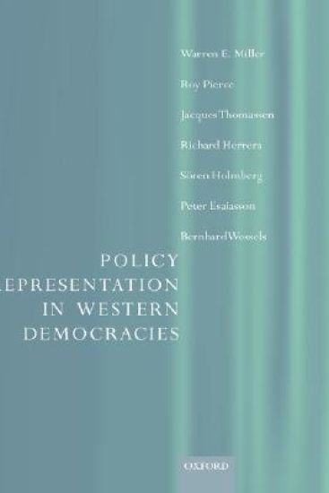 Policy Representation in Western Democracies