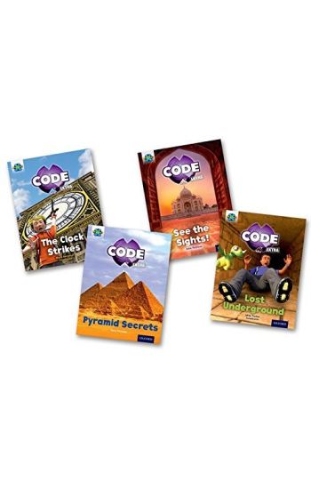 Project X CODE Extra: Purple Book Band, Oxford Level 8: Wonders of the World and Pyramid Peril, Mixed Pack of 4
