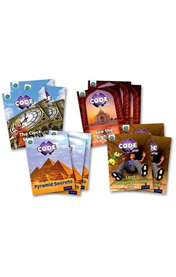 Project X CODE Extra: Purple Book Band, Oxford Level 8: Wonders of the World and Pyramid Peril, Class pack of 12
