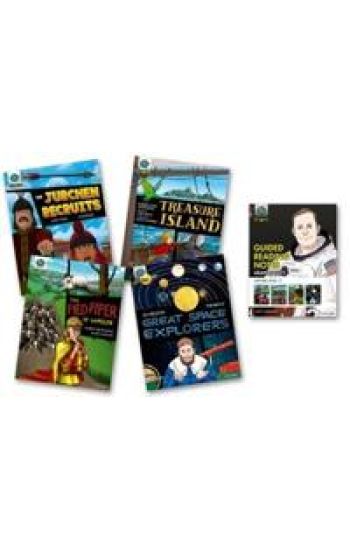 Project X Origins Graphic Texts: Dark Red Book Band, Oxford Level 17: Mixed Pack of 4