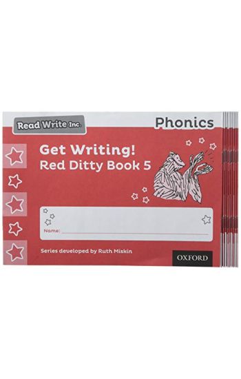 Read Write Inc. Phonics: Get Writing! Red Ditty Book 5 Pack of 10 – Ruth Miskin, kirjan kansikuva