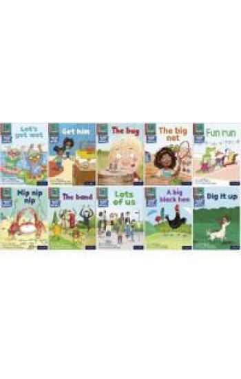 Read Write Inc. Phonics: Red Ditty Book Bag Books (Mixed Pack of 10) – Ruth Miskin, kirjan kansikuva