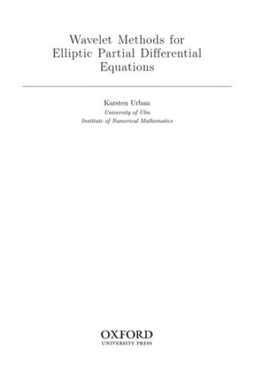 Wavelet Methods for Elliptic Partial Differential Equations