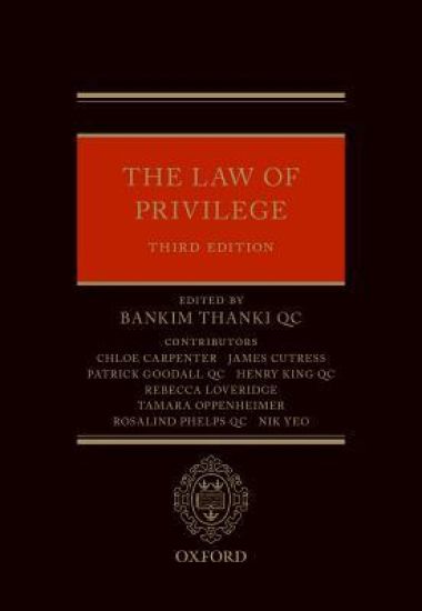 The Law of Privilege