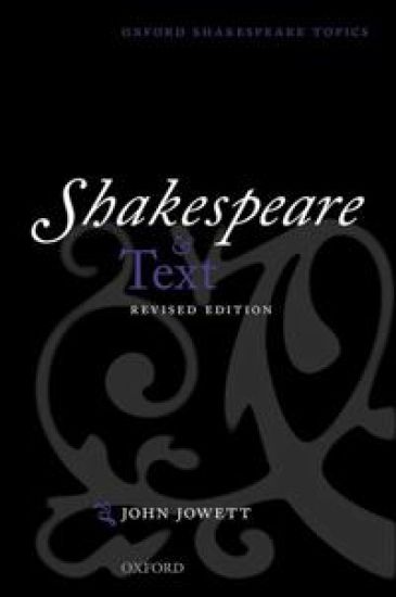 Shakespeare and Text