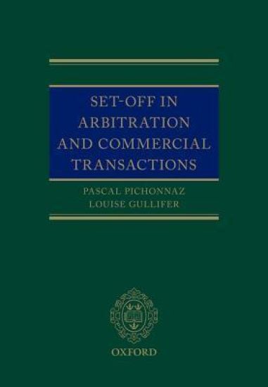 Set-Off in Arbitration and Commercial Transactions – Pascal Pichonnaz, kirjan kansikuva