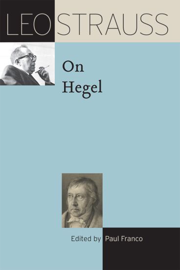 Leo Strauss on Hegel – Leo Strauss, kirjan kansikuva