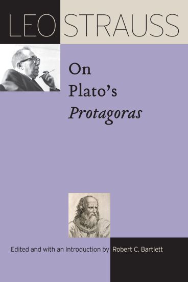 Leo Strauss on Plato’s "Protagoras" – Leo Strauss, kirjan kansikuva
