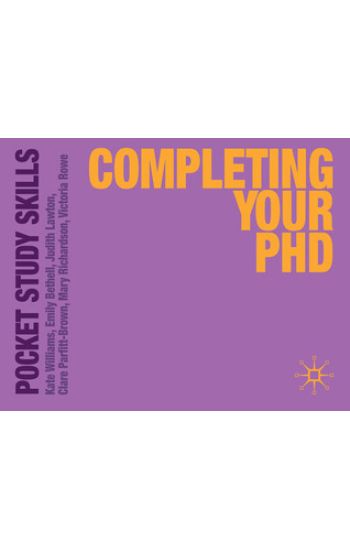 Completing Your PhD