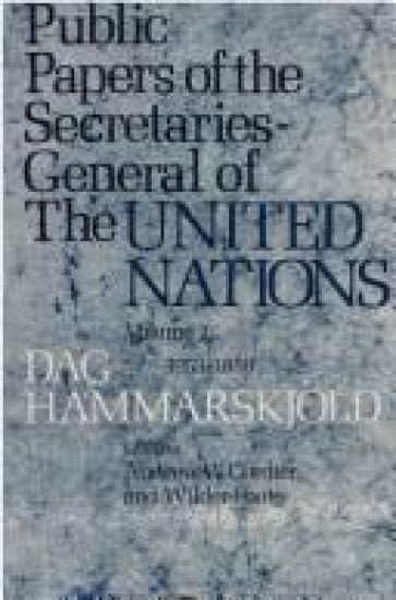 Public Papers of the Secretaries-General of the United Nations