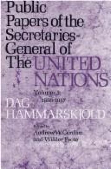 Public Papers of the Secretaries-General of the United Nations