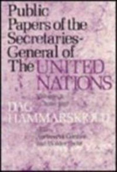 Public Papers of the Secretaries-General of the United Nations