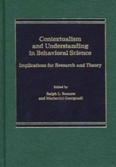 Contextualism and Understanding in Behavioral Science