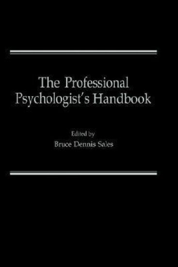 The Professional Psychologist’s Handbook