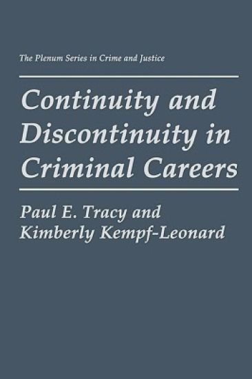 Continuity and Discontinuity in Criminal Careers