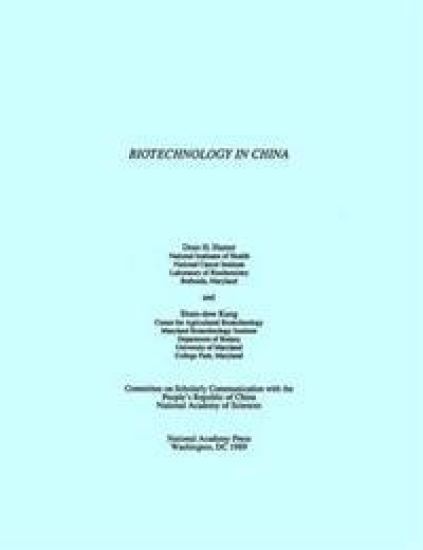 Biotechnology in China
