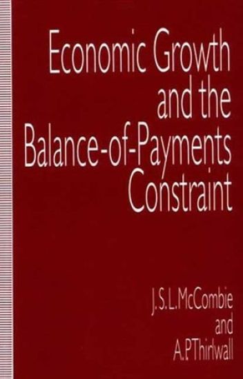 Economic Growth and the Balance-of-Payments Constraint – John McCombie, kirjan kansikuva