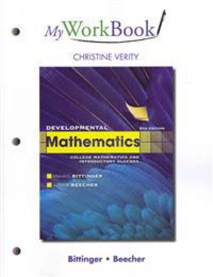 MyWorkBook for Developmental Mathematics