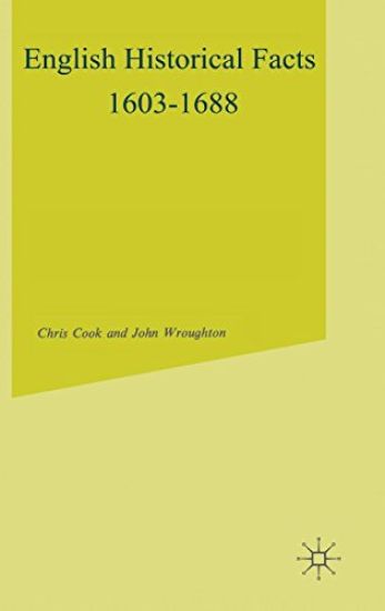 English Historical Facts, 1603-88